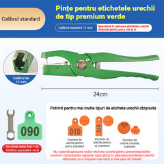 Clește Profesional pentru Crotalii Animale - Universal pentru Porci, Vite și Oi + CADOU 50 buc. Crotalii la fiecare achiziție!