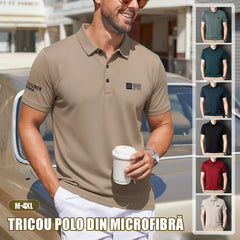 🏆【Nr.1 în topul vânzărilor din magazin】❄️Tricou POLO bărbătesc din mătase de gheață, modern și răcoros