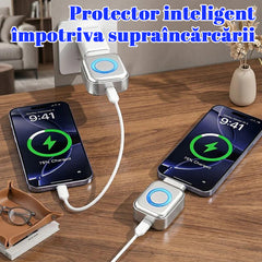 Separator de Încărcare Inteligent X01 140W Fast Charge – Oprire Automată, Protecție Baterie și Încărcare Sigură Nocturnă, Type-C
