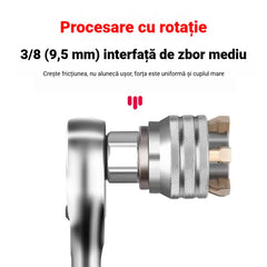 Set de 2 chei tubulare magice universale | Un set poate manipula piulițe și șuruburi de diferite dimensiuni | Economisește timp, efort și crește eficiența