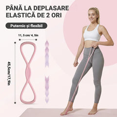 🧘‍【Modelare completă a corpului】Bandă elastică multifuncțională cu rezistență mare / bandă de antrenament