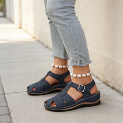 🛍️ Pas Ușor de Vară! Sandale cu Platformă Joasă, Vârf Decupat și Talpă Moale | 36-43