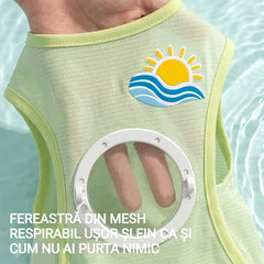 🛍️ Nou 2026: Vestă Răcoritoare cu Ventilator pentru Câini și Pisici 🐶 Protecție Solară și Material Respirabil | Ventilator Detașabil cu 3 Trepte, Încărcare USB, Mărimi XS-3XL (1-13 kg)