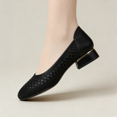 Francia stílusú női balerina cipő – slip-on kialakítás, puha talp, alacsony sarok, kényelmes viselet