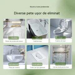 🦠💧Soluția concentrată de curățare cu acid oxalic poate îndepărta eficient diverse pete de pe toalete, gresie și alte suprafețe