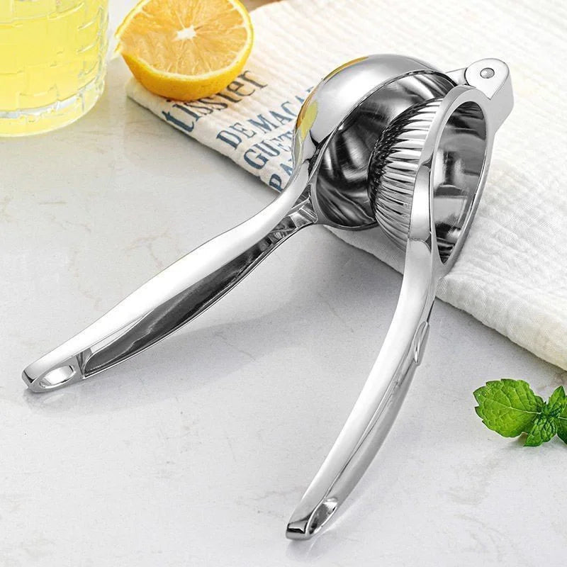 【2 buc】Limba Română: Storcător Manual de Citrice din Inox cu Diametru Mare – Presă Manuală Ergonomică pentru Lămâi și Portocale, Randament Maxim de Stoarcere