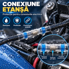 🔥 Set 300 Piese Conectori Termocontractabili cu Lipire – Impermeabil IP67, Fără Sertizare! Conexiune Sigură prin Încălzire, include Instrument de Dezizolare – Pentru Auto, Moto, Casă și Exterior!