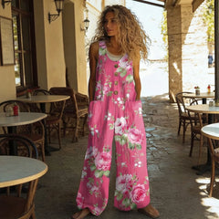 🌸 Salopetă Lejeră de Vară cu Imprimeu 3D Premium – Croială Oversized, Material Răcoros, 6 Modele, Mărimi S-3XL! ☀️✨