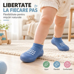 👶 Pantofi-șosete antiderapanti cu talpă moale pentru bebeluși [Cumpără unul și primești unul gratis – primești 2 perechi] | Material de siguranță de clasa A · Protecție integrală împotriva loviturilor