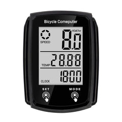 Ciclocomputer Profesional pentru Bicicletă – Odometru și Tahometru Impermeabil, Ecran Mare Lumina de Fundal, pentru MTB și Cursieră
