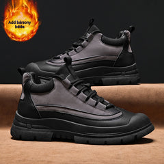 🔥 Férfi téli bélelt Martin csizma – meleg, vastagított, csúszásmentes