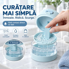 ✨ Cutie Multifuncțională 3-în-1 pentru Aparat Dentar și Retainer – Curățare, Scurgere și Depozitare cu Oglindă Integrată!