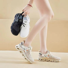 🏆【36-40】👟💖Pantofi noi de primăvară și vară din plasă respirabilă cu talpă groasă