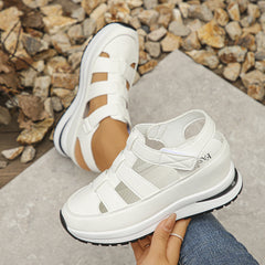 💟【36-43】Sandale noi 2026 din piele naturală, cu talpă groasă și design modern