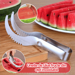 🍉【 Cumpără 1 și primești 1 gratis】Dispozitiv de tăiat pepene din oțel inoxidabil / instrument de tăiat fructe