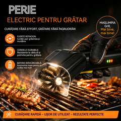 🔋🧹 Cepillo eléctrico inalámbrico para limpieza de barbacoas – batería de litio, multifuncional y fácil de usar 🔥🍖