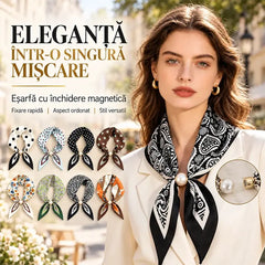 ✨ Set 4 Eșarfe Înguste din Mătase – Eleganță și Rafinament pentru Primăvară-Vară! Material Fin, Versatile, Ideale pentru Gât, Păr sau Geantă!
