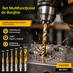 🔥【Cumperi 6, Primești 6 Gratuit (12 Bucăți)】🧰🔩 Set Multifuncțional de Burghie