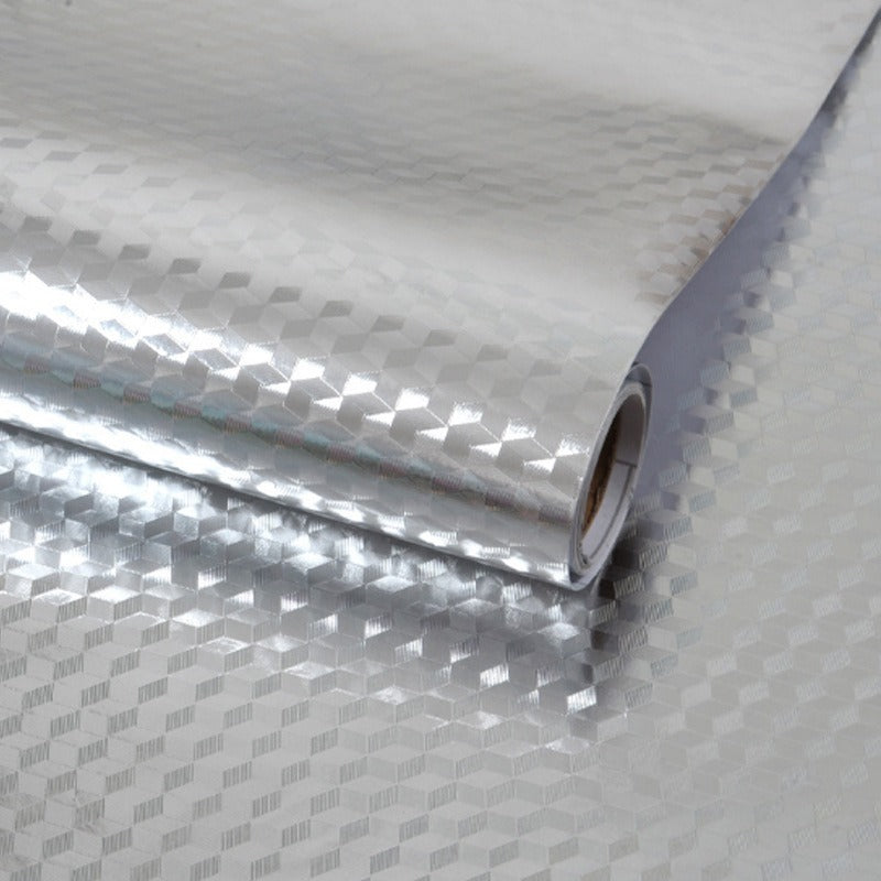 【30cm*10m】🛡️ Folie de aluminiu adezivă detașabilă – rezistentă la grăsime, la căldură și ușor de curățat