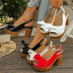 🔥【35-43】 👠Sandale cu toc gros și platformă – mai înaltă, mai stabilă, mai stilată