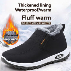 【39–44】Meleg béléses férfi téli pamutcipő – kényelmes, puha és stabil viselet