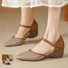 【35-40】Sandale elegante cu platformă mică｜Confortabile și ușor de purtat｜Design retro, perfecte pentru zi de zi
