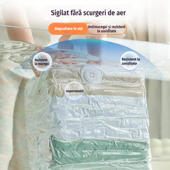 🗃️💨 Sac mare de depozitare cu compresie vidată: fără pompă de aer, etanș și anti-scurgere, alegerea ideală pentru economisirea spațiului în valiză și acasă ✈️