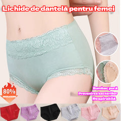🔥【Cumpără 3 și primește 3 gratis】👙Chiloți fără cusături de damă cu talie mijlocie din bumbac respirabil