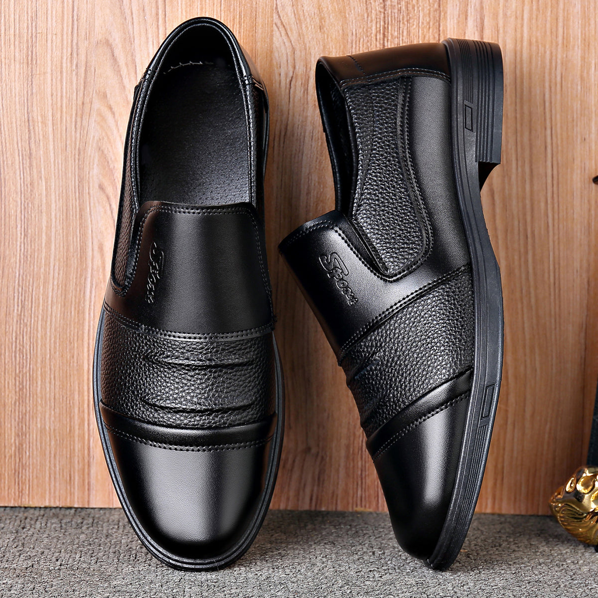 👞💼【Calitate premium】Pantofi bărbătești de lux, din piele respirabilă, cu talpă moale