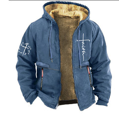 🔥🔥【S–5XL】Férfi vastag polár kabát – meleg, kényelmes és hétköznapi stílus