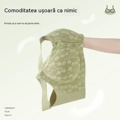 【Set de 5 Bucăți】Sutien de Damă Fără Balene, cu Închidere Frontală【Potrivit pentru 40–100 kg】