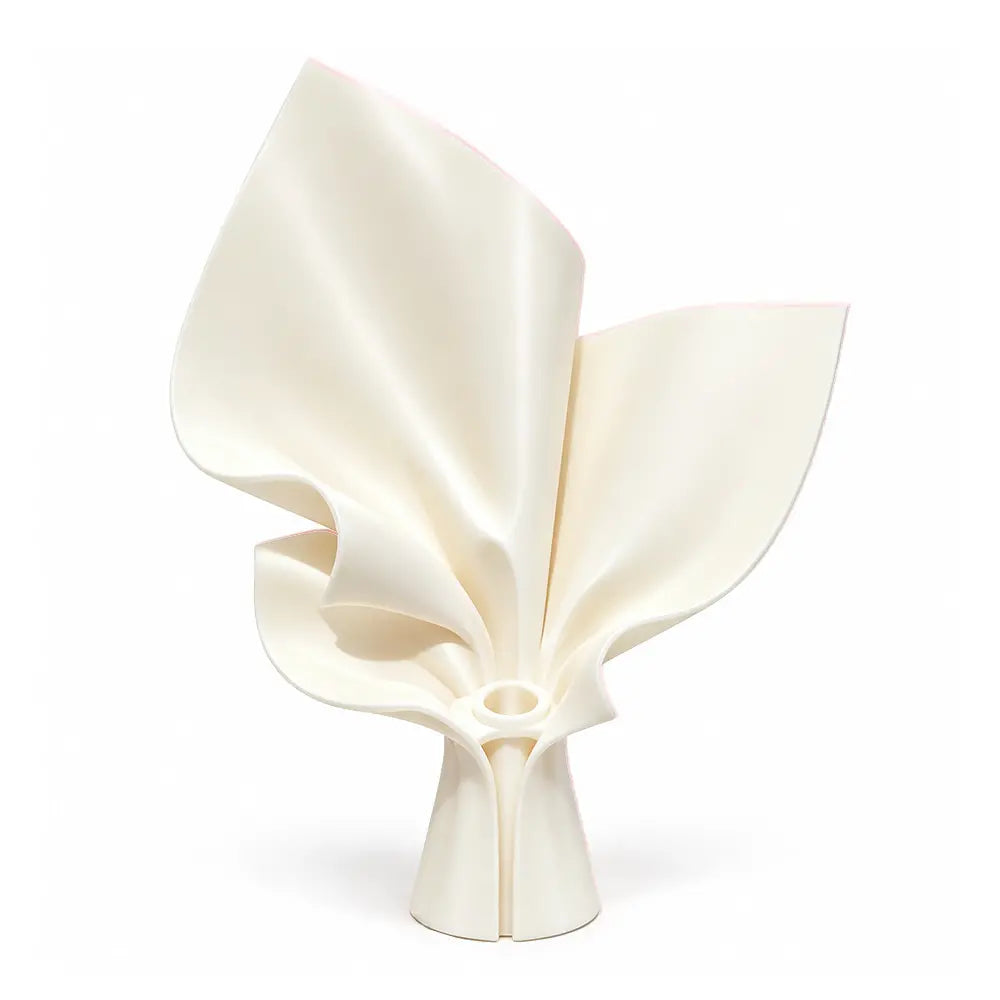 🌸 Vază Sculpturală 3D Tip Buchet – Design modern, textură satinată și eleganță pentru casa ta! ✨🏠