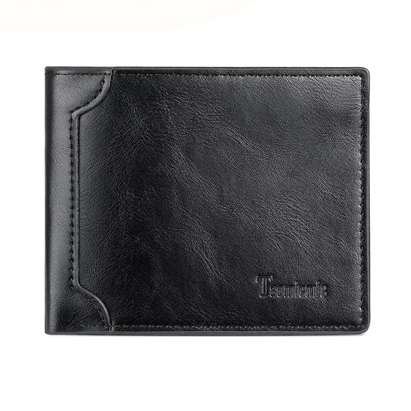 Stil Masculin 2026 ✨ Portofel Compact Pliabil în Trei din Piele Naturală 💼 Compartimentare Inteligentă și Rafinament!