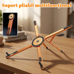 📱 Suport Universal Premium: Pliabil, Ultra-Stabil și cu Magnet Puternic – Pentru Birou, Bucătărie, Mașină sau Avion! 💻🔥