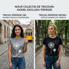 【XS-6XL】🔥Cumpără unul, primești unul gratis, Tricou cu mânecă scurtă pentru femei cu imprimeu de păpădie, nou, 2026