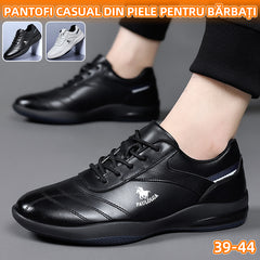 👞✨ 【Calitate premium】 Pantofi sport din piele pentru bărbați – respirabili, confortabili și moderni