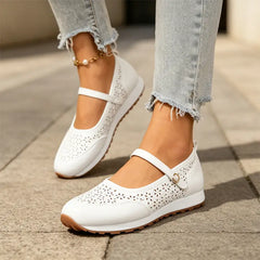 【Piele naturală premium】Pantofi casual perforați, confortabili, cu talpă moale