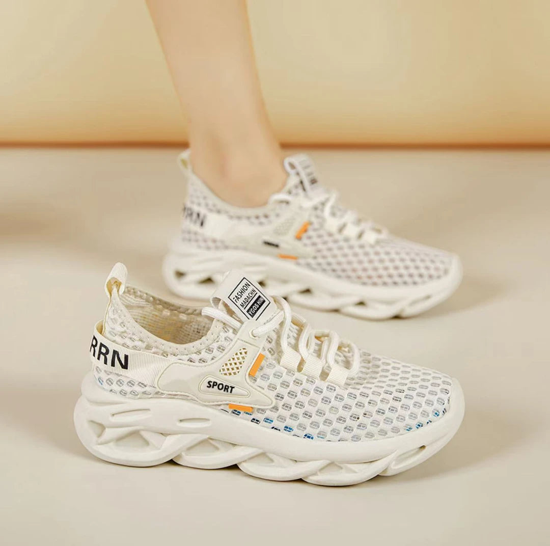 🏆【36-40】👟💖Pantofi noi de primăvară și vară din plasă respirabilă cu talpă groasă
