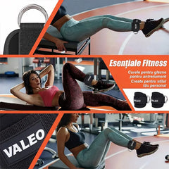 💪🦵Bandă de rezistență pentru gleznă, utilizată la antrenamente de fitness——（2 benzi de susținere + 1 coardă elastică + sac de depozitare din plasă）