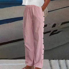 😍💕【XS-5XL】💕Pantaloni casual cu dungi pentru femei