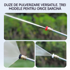 Pistol de apă de înaltă presiune cu mâner lung și duze duble, potrivit pentru spălarea mașinilor sau irigarea grădinii.