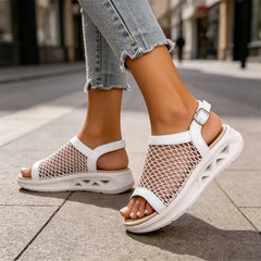 👡 Sandale Sport-Casual de Vară cu Plasă și Platformă Moale – Baretoane cu Cataramă, Ultra-Respirabile, 3 Culori, Mărimi Mari 36-43! ☀️✨