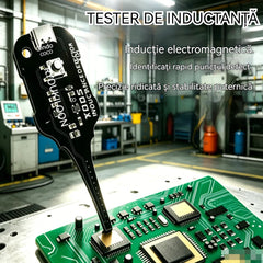 💡⚙️【Cumpără 1, primești 1 gratuit】Tester de inductanță de circuit – Operare cu un singur buton, indicator luminos transparent. Diagnosticare rapidă, fără contact. 📟🕊️