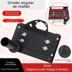 [Tipul 100] Unealtă de teșire + duză + furtun de apă --- Polizor unghiular model 100, nou, cu funcție de teșire. Tăietor unghiular de 45 de grade.
