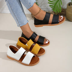 Sandale 2-în-1 „Roman Beach” cu Talpă Moale – Se transformă instant din sandale elegante în papuci lejeri, valabile până la mărimea 43!