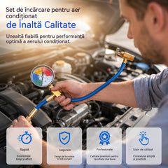 Furtun de testare și reîncărcare a agentului frigorific R134A pentru sistemele de aer condiționat auto / furtun de încărcare cu fluor