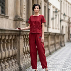 Set Casual din Material Premium – Confort Absolut și Eleganță Relaxată în Fiecare Zi! 🌿✨