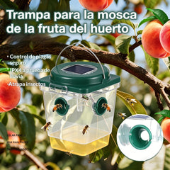 🐝☀️ Capcană solară pentru viespi, potrivită pentru curte și grădină — fără substanțe chimice, eficientă, reîncărcabilă, rezistentă la intemperii, acoperire de până la 500 m²