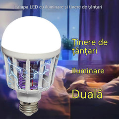 🦟🦟Bec LED antițânțari – soclu E27, utilizare în interior/exterior