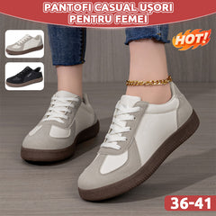 Pantofi Casual Tip German Trainer, Design Retro Minimalist, Talpă Moale și Rezistentă, Mărimi 36-41